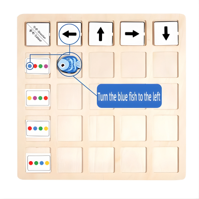 Montessori Holzspiel – Logisches Denken & Farben spielerisch lernen