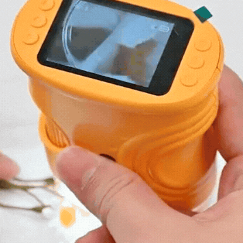 Tragbares Digitalmikroskop für Kinder & Erwachsene mit Display