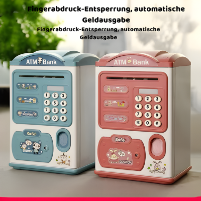 Interaktive Spardose für Kinder – Mit Fingerabdruck, Musik & Licht