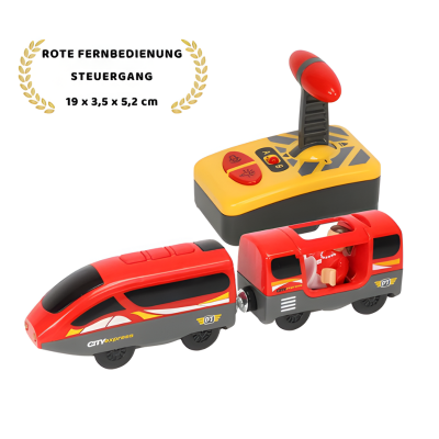 RC Elektrisch Zug Satz– Kreatives Spiel & Lernen auf Schienen Rot