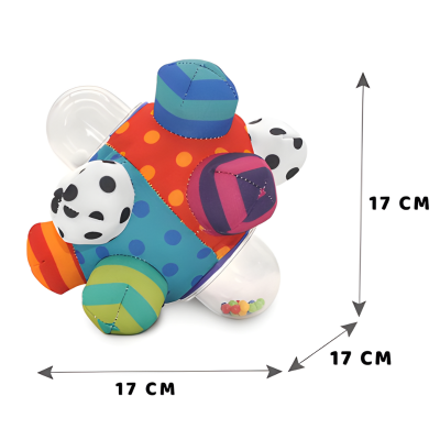 Baby Sensorik Rasselball – Spielerisch Denken & Fühlen lernen