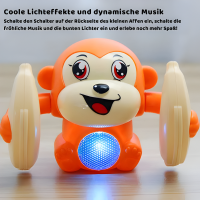 Interaktiver Rollender Affe – Krabbelspaß mit Musik & Licht