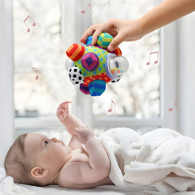 Baby Sensorik Rasselball – Spielerisch Denken & Fühlen lernen
