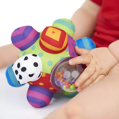 Baby Sensorik Rasselball – Spielerisch Denken & Fühlen lernen