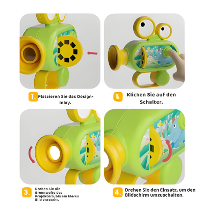 Magischer Tier-Projektor für Kinder – Lernen, Träumen & Entdecken