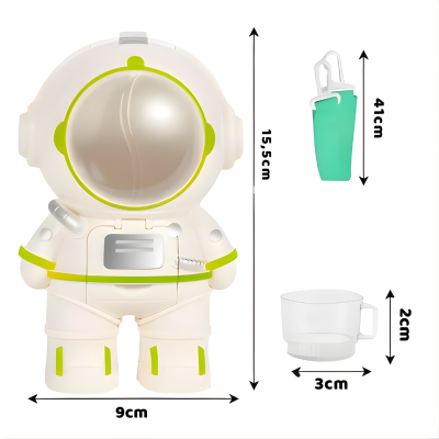 Mini Astronaut Wasserflasche – Süßer Trinkspender für Kinder