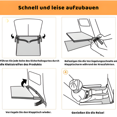 Kinder Flugzeug Fußstütze – Komfortables Reisebett für Flüge