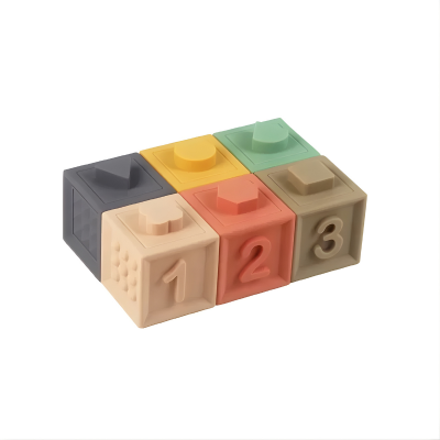 Weich Silicone Montessori Blöcke – Lernen, Stapeln & Spielen Koala