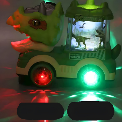 Dinosaurier-Elektrospielzeugauto mit Licht & Musik – Spielspaß pur für Kinder