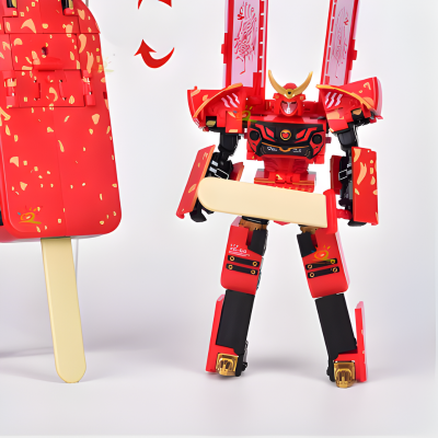 2-in-1 Eiscreme-Roboter für Kinder Rot💖