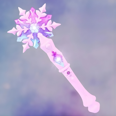 Elsa Zauberstab mit Licht & klang– Magischer Frozen Spielspaß Rosa