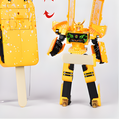 2-in-1 Eiscreme-Roboter für Kinder Gelb💛