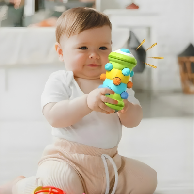 Krabbel-Rollspielzeug für Babys – Lernen, Greifen & Krabbeln entdecken