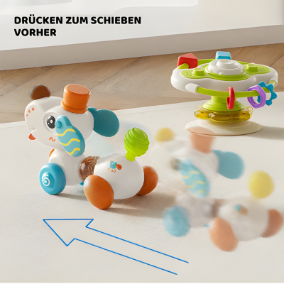 Interaktives Hunde-Lenkrad Spielzeug – Lernen & Spielen ab 18M
