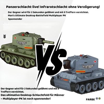 Mini RC SchlachtTank – Realistischer Aktion-Spaß mit sicherem Infrarot-Duell