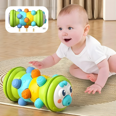 Krabbel-Rollspielzeug für Babys – Lernen, Greifen & Krabbeln entdecken