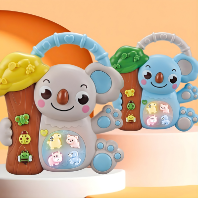 Multifunktions Tastatur für Kinder – Musik, Farben & Lernmodi Hellgrau