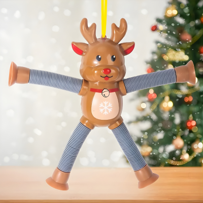 Dehnbare Weihnachtsfiguren – Santa & Co. für Spaß, Stressabbau & festliche Stimmung EIk
