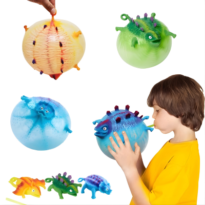 3er Dino Quetschbälle – Lustiger Fidget-Spaß zum Drücken & Spielen