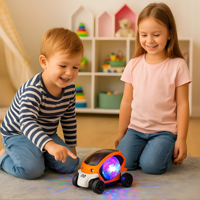 Leuchtende Krabbel-Schnecke – Bauchzeit-Sensorspielzeug für Babys