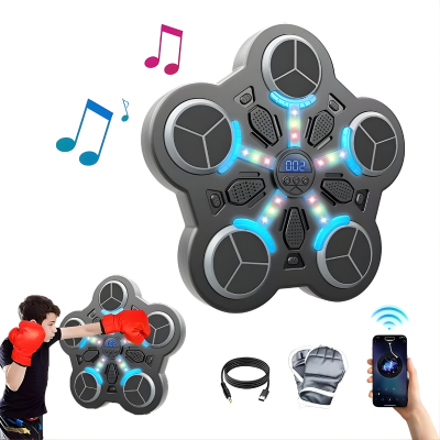 Elektronisches Boxziel mit Musik & Licht für Kinder