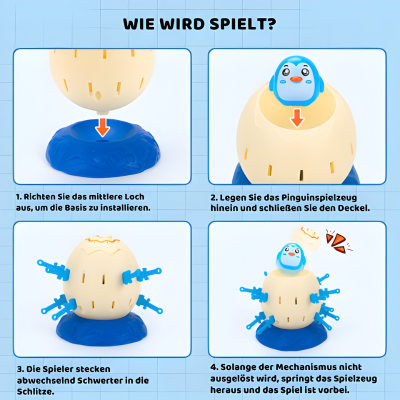 Piraten-Pinguin Spiel – Interaktiver Spielspaß für kluge Kinder