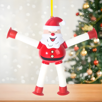 Dehnbare Weihnachtsfiguren – Santa & Co. für Spaß, Stressabbau & festliche Stimmung Schneemann