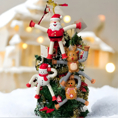 Dehnbare Weihnachtsfiguren – Santa & Co. für Spaß, Stressabbau & festliche Stimmung