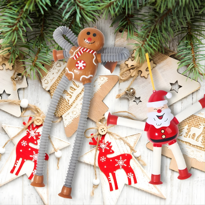 Dehnbare Weihnachtsfiguren – Santa & Co. für Spaß, Stressabbau & festliche Stimmung