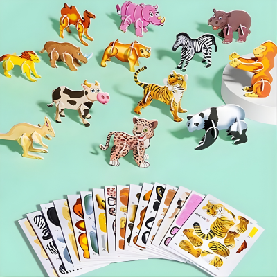 25 Stück Lustige Insekten Puzzles – Spaß & Lernen für Kinder Tierpuzzle
