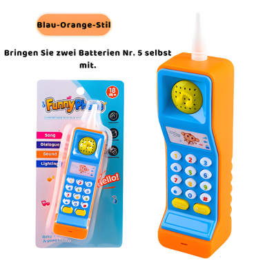 Interaktives Lerntelefon für Kinder – Musik, Licht & spielerisches Lernen Blau