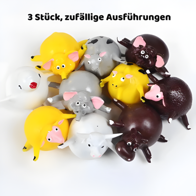 3er Dino Quetschbälle – Lustiger Fidget-Spaß zum Drücken & Spielen Zufällige 3er-Packung 2