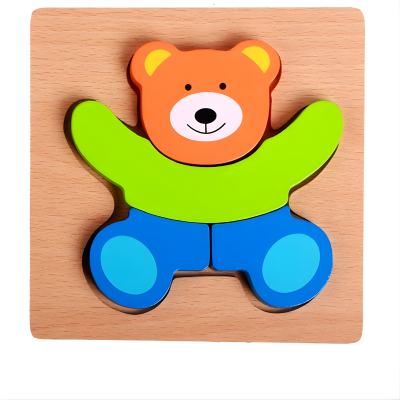 Holzspielzeug Puzzle für Jungen & Mädchen – Lernen & Spaß tragen