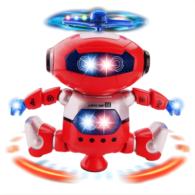 Raum Tänzerin Roboter – Tanzender Spielspaß mit Licht & Musik Rot