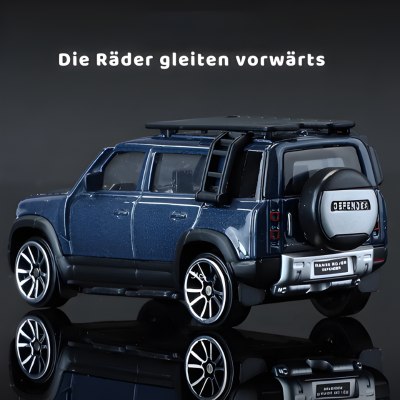 1:64 Land Rover Defender 110 – Robustes Metall-Modellauto