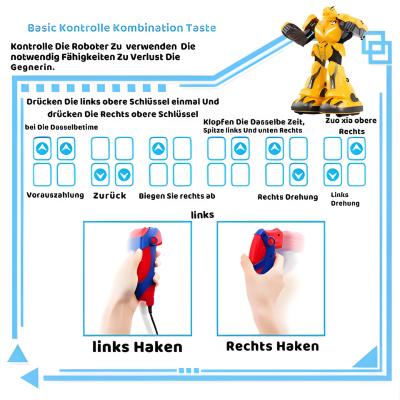 Smart Battle-Roboter mit Musik, Licht & Sensor-Bewegung