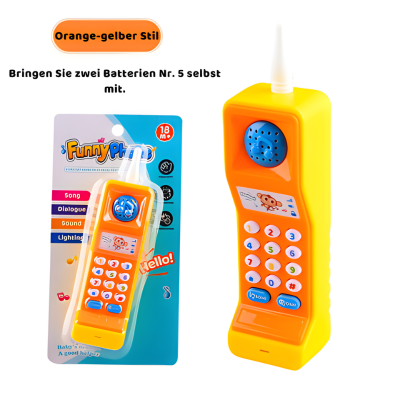 Interaktives Lerntelefon für Kinder – Musik, Licht & spielerisches Lernen Gelb
