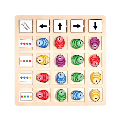Montessori Holzspiel – Logisches Denken & Farben spielerisch lernen