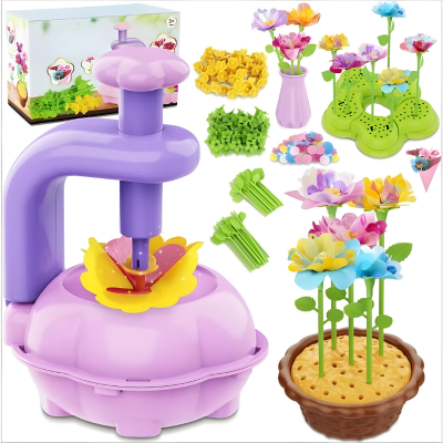 Blume Strauß Bausatz – Kreatives Bastelset für Kinder