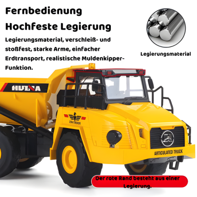 HUINA 1553 RC Muldenkipper – Metall-Leistung mit Licht & Klang