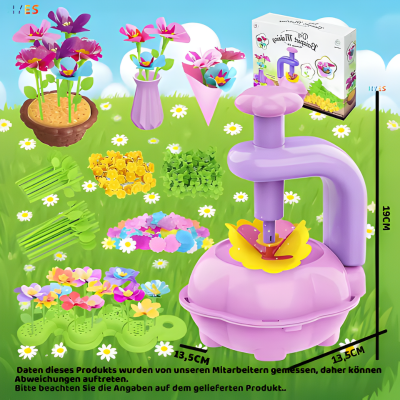 Blume Strauß Bausatz – Kreatives Bastelset für Kinder