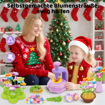 Blume Strauß Bausatz – Kreatives Bastelset für Kinder