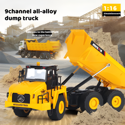 HUINA 1553 RC Muldenkipper – Metall-Leistung mit Licht & Klang