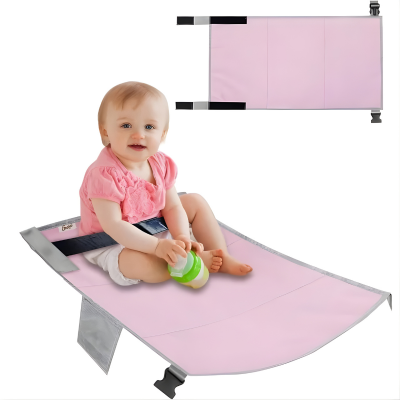 Kinder Flugzeug Fußstütze – Komfortables Reisebett für Flüge Rosa💗