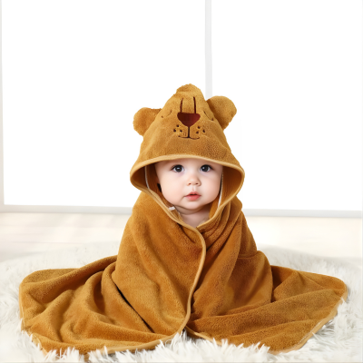 Kuschelweiche Baby-Wickeldecke 80×80 cm – Sicherheit & Wärme Gelb