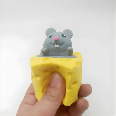 Lustig Maus & Käse Stress Spielzeug– Spiel, Spaß & Entspannung Grau