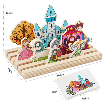 Handgemachtes Montessori Denkspiel – Kinder lernen Formen & Tiere spielerisch