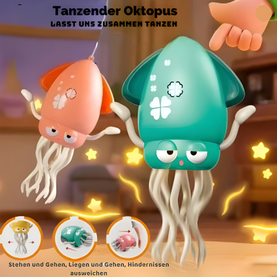 Interaktiver tanzender Roboter-Oktopus mit Licht & Musik