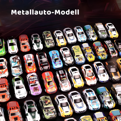 Metall Rennwagen Satz – 48 Stück