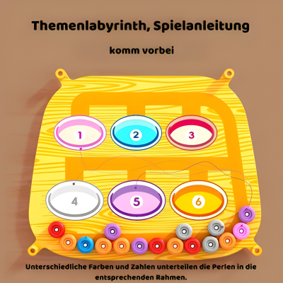 Magnetisches Lern-Labyrinth für Kinder – Fokus, Spaß & Denken